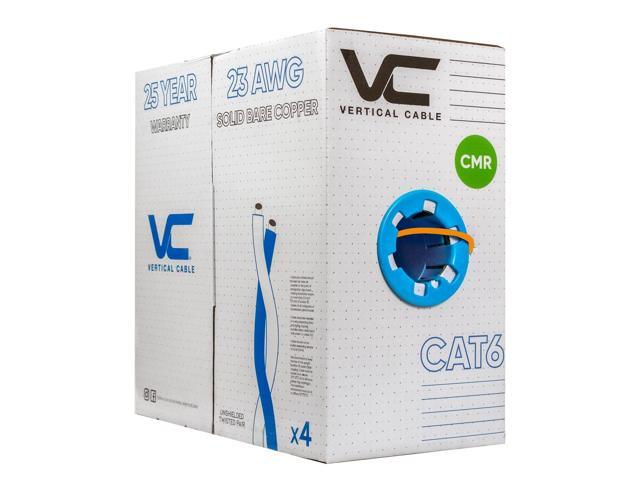 Fast Cat. sepoltura diretta, impermeabile, esterno, CMX, ETL, UTP, ruota (Cat6 1000 piedi, bianco