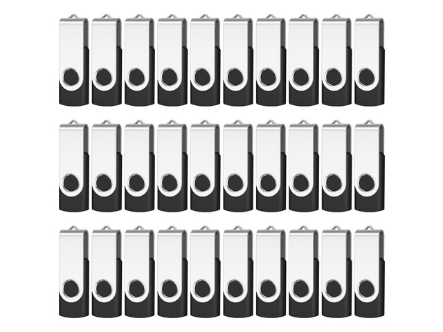 AreTop USB 2.0 Flash Drive 2GB, Pack of 100 Thumb Drives Bulk Memory ...