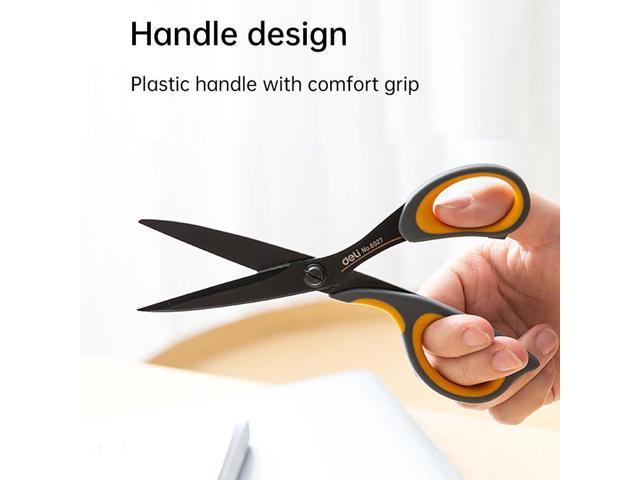 Deli Multipurpose Scissors Comfort-Grip Handles Sturdy Sharp Scissors for  Office Home School Sewing Fabric Craft Supplies, Right / Left Handed 