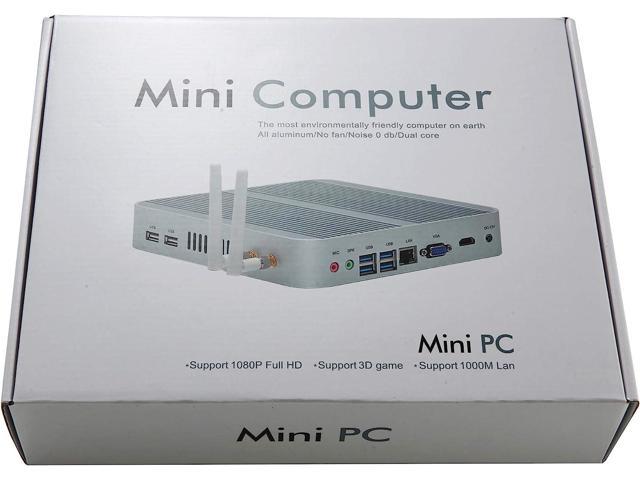 KINGDEL Powerful Mini PC, Fanless Industrial PC, Intel i5 Dual