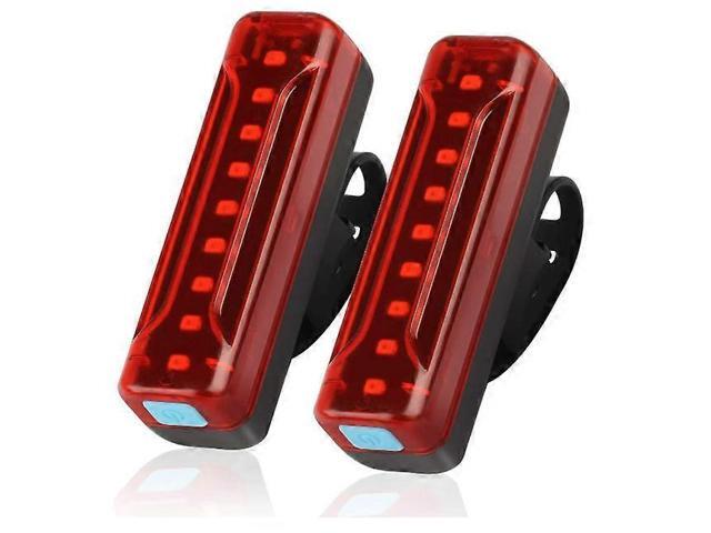 Night Commute Bike Tail Light 2 Pack Waterproof Safety Bicycle Lights