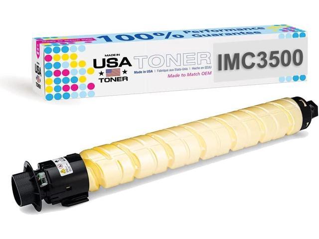 MADE IN USA TONER Compatible Replacement for Ricoh Lanier Savin IM C3000,  IM C3500, 842252 (Yellow, 1 Cartridge)