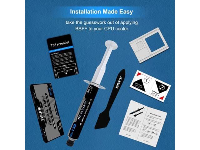 BSFF Thermal Paste, 80g with Toolkit CPU Paste Thermal Compound Paste ...