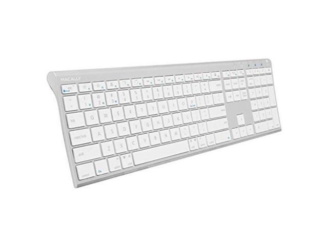 Macally Bluetooth Keyboard - Multi-Device Wireless Keyboard For Mac, IPad & More