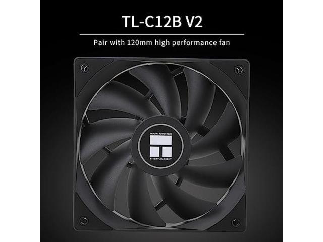 Thermalright Phantom Spirit 120 CPU Cooler,Dual TL-C12B V2 PWM Fan, 7 ...