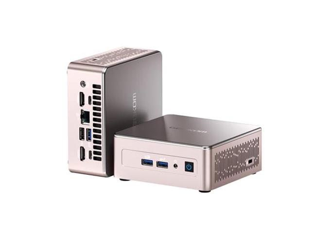 KAMRUI Mini PC,Intel Core i7-12650H Mini Desktop Computer,Mini Computer  Tower PC,Dual Channel 32GB DDR4 512GB NVMe PCIe 3.0 X4 SSD,4K Triple