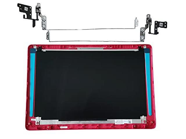 Eclass LCD Back Cover & Hinges Set Red 15.6 For HP 15-dw 15t-dw 15 ...