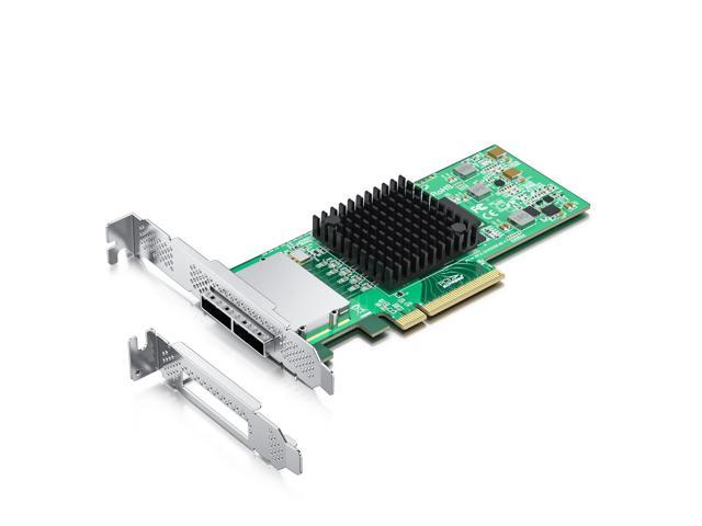 6G External PCIe Controller Card, SAS/SATA HBA Host Bus Adapter, SAS ...