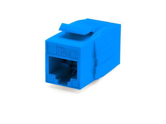 trueCABLE Cat6 Keystone Jack Coupler, Unshielded (UTP), PoE++ (4PPoE ...