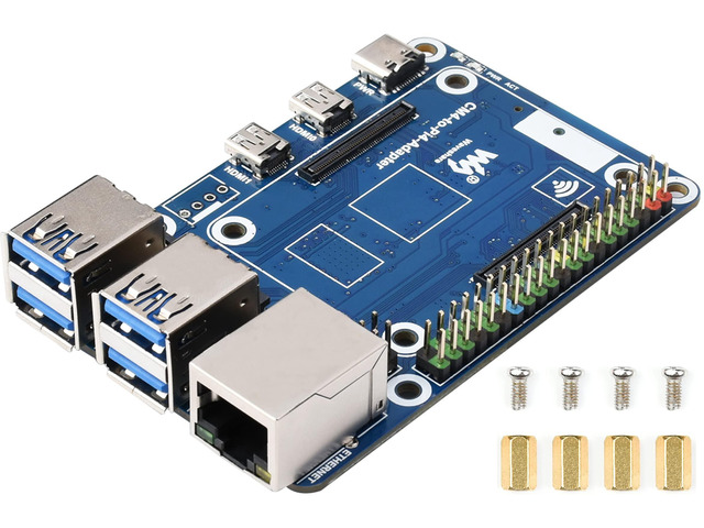 Compute Module 4 to Raspberry Pi 4B Adapter, Based on Compute Module 4 ...