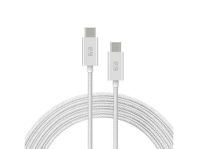 PureGear Braided USB-C To C Cable 6ft - Fast Charging For IPhone, Galaxy, Pixel & More