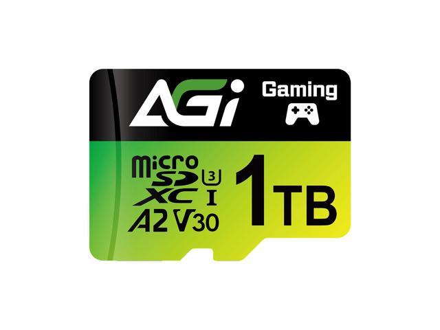 [MicroSD] AGI 1TB TF138 MicroSD Memory, High-Capacity Storage Suit for Gaming. MicroSDXC A2 U3 V30 4K UHS-I U3 (Read Speed up to 170 MB/s, Write Speed up to 160 MB/s) with SD Card Adapter $66.99 + $5 Gift Card