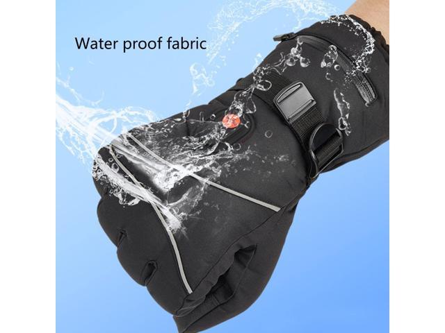 Heated Motorcycle Gloves Waterproof Touchscreen Heating Gloves for