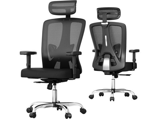 Sytas Home Office Chair Ergonomic, Mesh Desk Chair Lumbar Support,  Ergonomic Computer Chair Adjustable Armrest