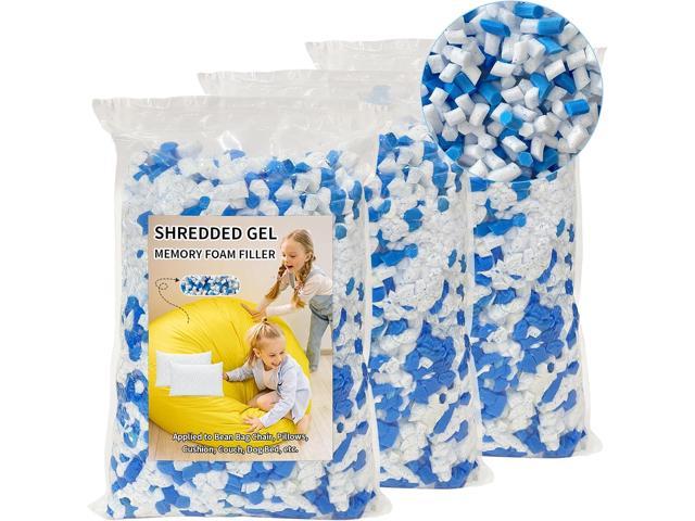 Shredded Foam Fill for Bean bags, pillows, pet beds, cushions - CertiPUR