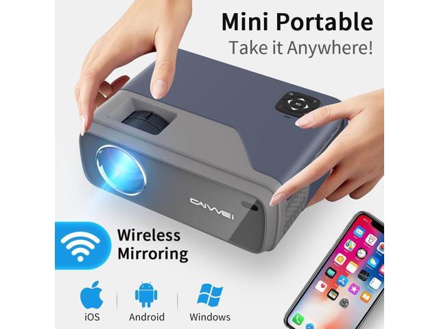 Auto Focus] Projector with WiFi 6 and Bluetooth 5.2, 480 ANSI Projector 4K, WiMiUS  P62 Native 