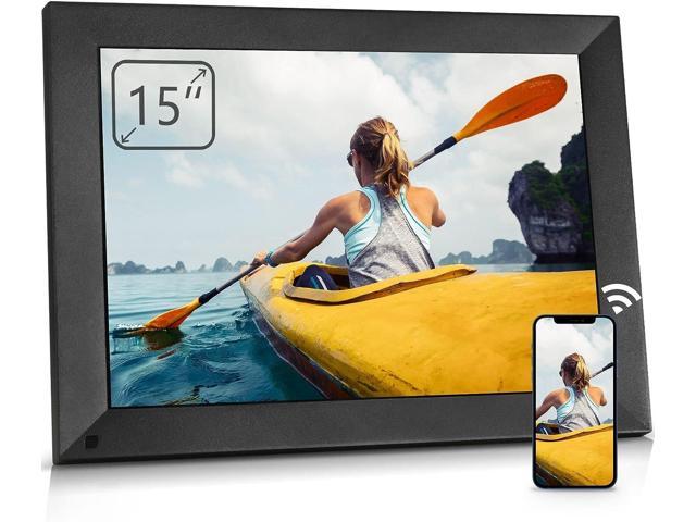 NexFoto 32GB 15 Inch Large Digital Picture Frame, Wi-Fi Digital Photo Frame,  Wall-Mountable, Instantly Share Photos Videos via App or Email, Gift for  Grandparents, Welcome to consult