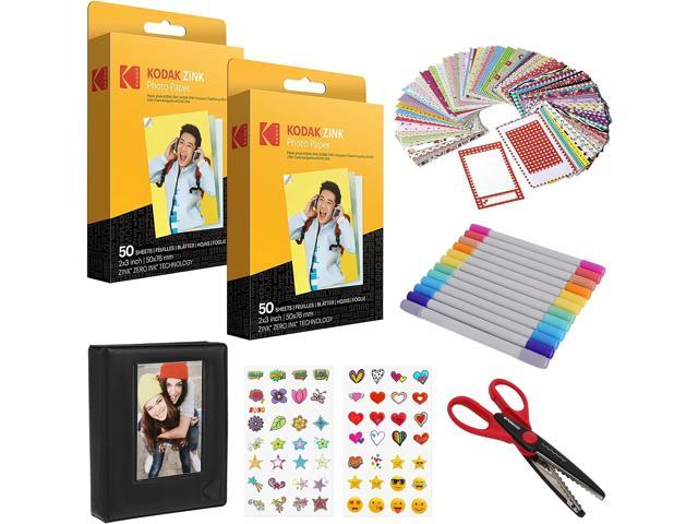 Kodak 2x3 Premium Zink Paper 100 Pack Scrapbook Bundle, Welcome to consult 