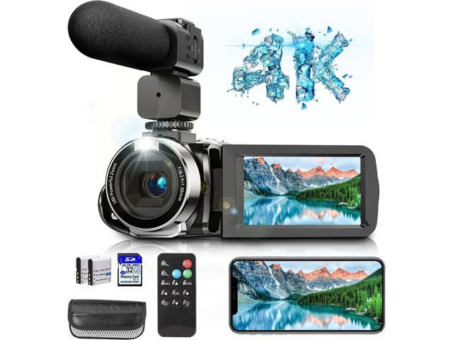 4K Video Camera with HD Micphone, Camcorder with IR Night Vision, WiFi  Digital Camera, 18X Digital Zoom, Vlogging Camera for YouTube, Kids Video  Camera, Built in Microphone, Remote, Welcome to consult