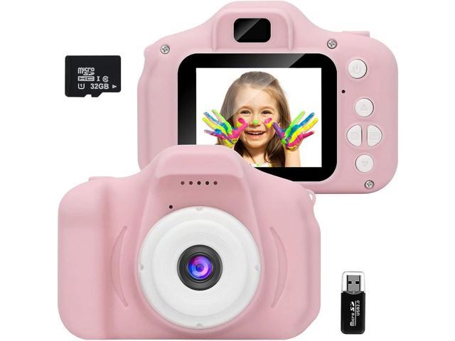 Kids Camera for 3-8 Year Old Toddler Childrens Digital Camera Mini  Rechargeable Shockproof Video Camcorder Gifts with 32GB Memory Card for  Birthday-Pink, Welcome to consult