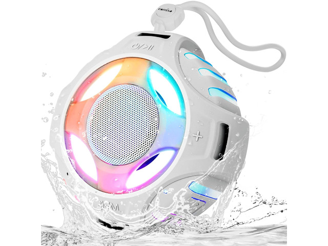 comiso Shower Bluetooth Speaker, IPX7 Waterproof Speaker with Multiple ...