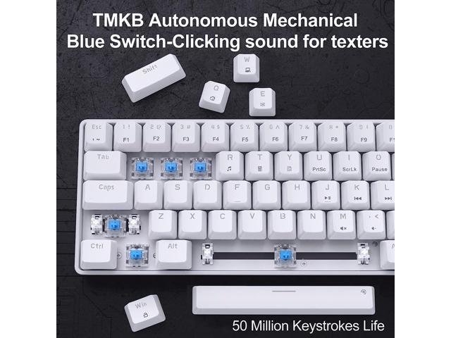DIERYA x TMKB T68SE Wired 60 Mechanical Gaming Keyboard LED Backlit Ultra  Compact 68 Keys Office Keyboard with Stand Alone ArrowControl Keys for  Windows Laptop PC Mac Quiet Red Switch White｜TikTok Search