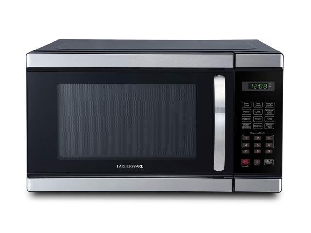 Farberware Countertop Microwave 700 Watts, 0.7 cu ft - Microwave Oven With  LED Lighting and Child Lock - Perfect for Apartments and Dorms - Easy Clean