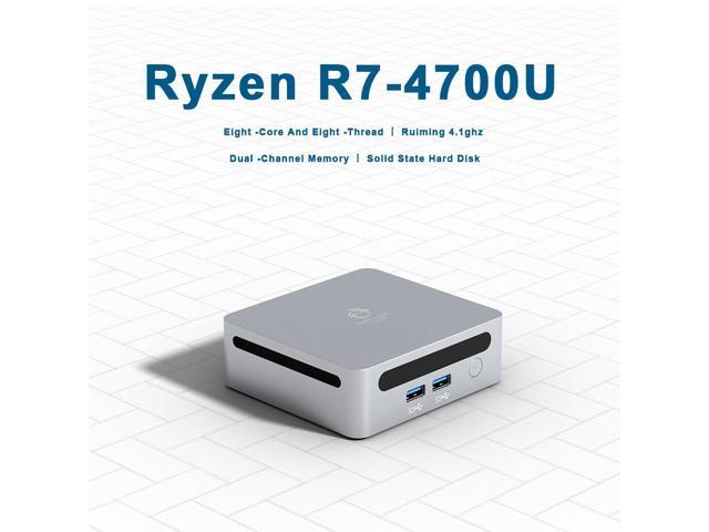 GenMachine Mini PC AMD Ryzen 7 4700U,16GB RAM 1TB M.2 NVMe SSD,AMD Radeon  RX Vega 7,2 x 4K Output, 2 x HDMI Ports,2 x USB 3.0,1 x