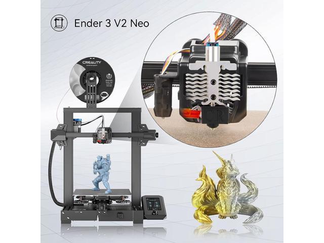 Creality Ender 3 V2 Neo Hotend Kit,Extruder Hot End 0.4mm Nozzle with  Bowden PTFE Tubing and Silicone Sock Upgrades for Ender 3 Neo, Ender 3 V2
