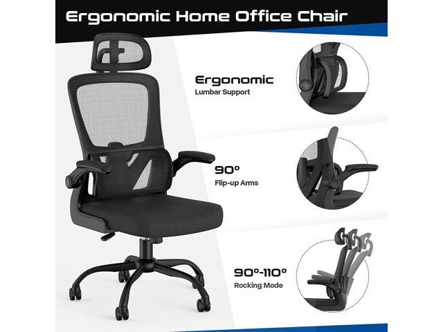  BestOffice Office Chair Ergonomic Cheap Desk Chair Mesh Computer  Chair Lumbar Support Modern Executive Adjustable Stool Rolling Swivel Chair  for Back Pain (Black) : Home & Kitchen