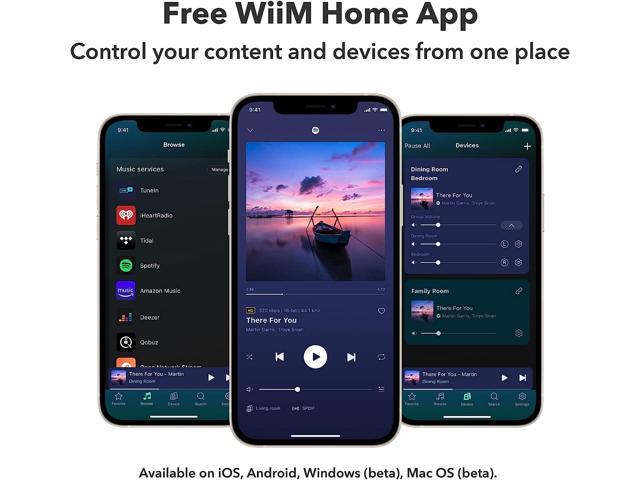  WiiM Mini AirPlay2 Wireless Audio Streamer, Multiroom