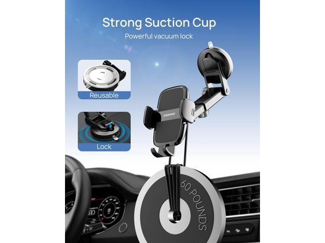 Macally Cup Holder Tray- Perfect Adjustable Car Food Tray for Eating with  Phone Slot and Swivel Arm -Organizer - Road Trip Essential Car Travel