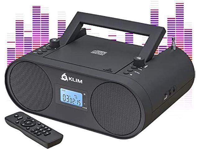 Klim Boombox B4 Cd Player Portable Audio System New 2023 Amfm Radio With Cd Player Mp3 2432