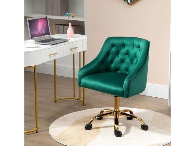 MCQ Office Desk Chair, Modern Cute Rolling Vanity Swivel Task Chairs with  Wheels, Comfortable Back Seat Armless for Home, Bedrooms, Office, Study