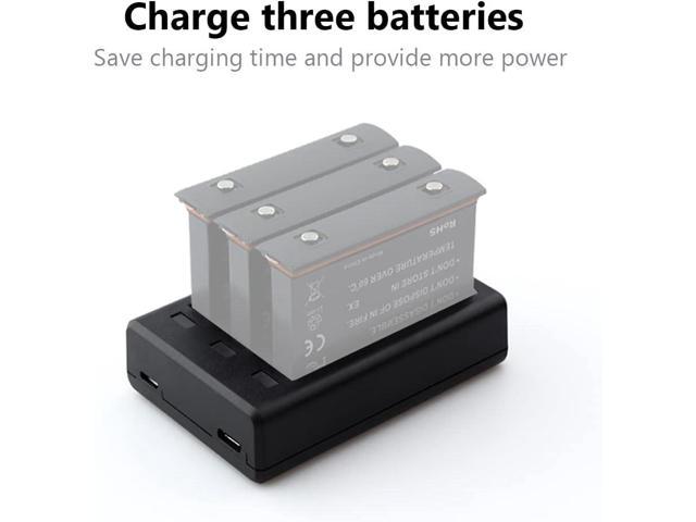 Insta360 X3 Battery 1800mAh & Charging Hub Original Power Accessories  Compatibility Insta360 X3