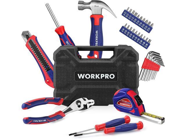 WORKPRO 35-Piece Tools Set, General Household Tool Kit with Storage  Toolbox, Basic Tool Set for Home, Garage, Apartment, Dorm, New House, Back  to School, and as a Gift
