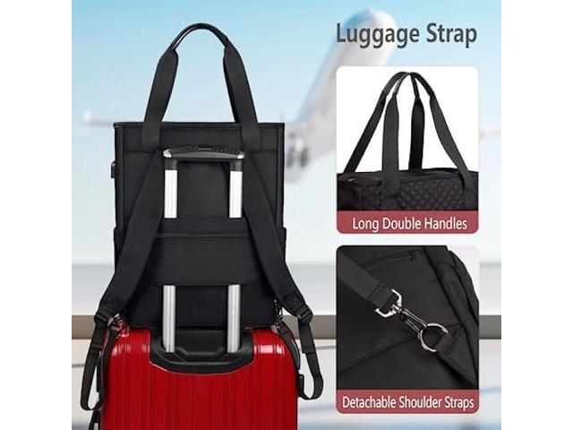  GOLF SUPAGS Convertible Tote Backpack Wide Top Open