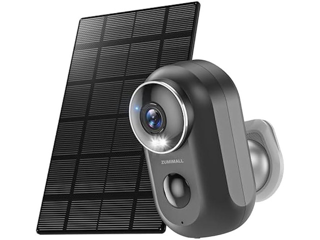 ZUMIMALL Security Cameras Wireless Outdoor, 2K Solar Cameras for Home ...