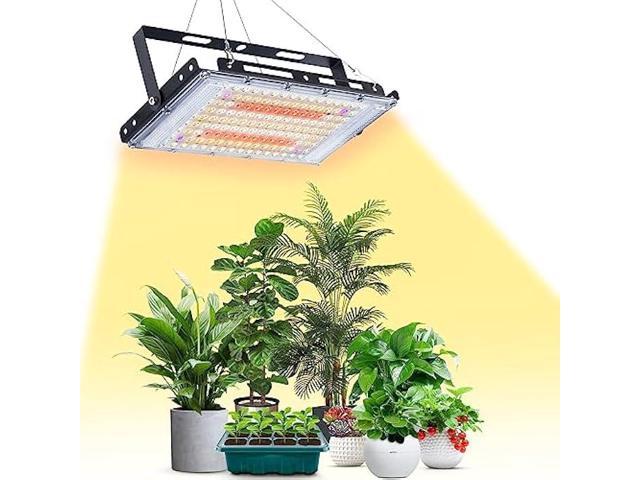 LBW Grow Lights for Indoor Plants, 144 LEDs Full Spectrum Plant Grow ...