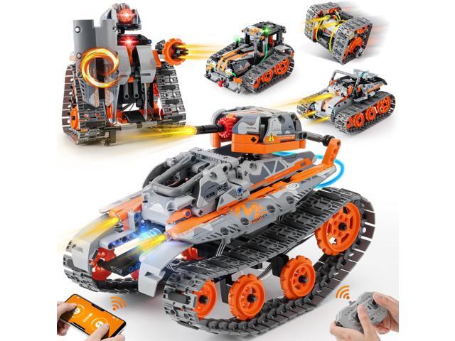 6 7 8 9 10 11 12+,STEM Projects for Kids Ages 8-12,RC Car/Tank/Bulldozer/Robot/Tracked Racer Technic Set (554 Pieces) - Newegg.... 