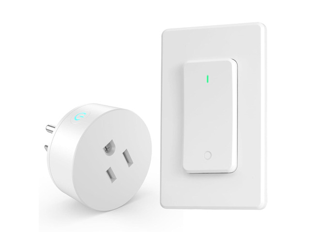 Remote Switch Outlet, 15A/1500W Remote Control Outlet Plug with Switch ...