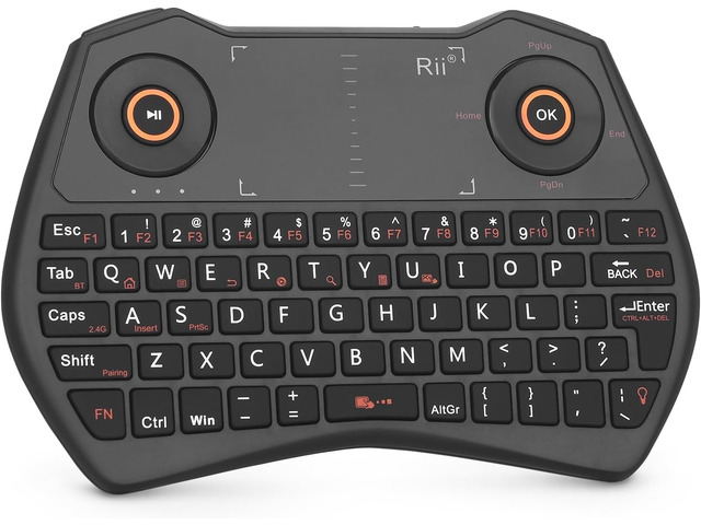 Rii K28 Bluetooth Mini Keyboard Remote Control with Touchpad Moue Combo ...