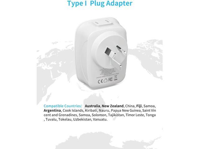 VINTAR International Power Adaptor,US to UK Plug Adapter,UK Ireland Travel  Plug Adapter with 2 USB 2 AC,Outlet Adaptor for USA to British England  Scotland Irish London Hong Kong (Type G,2 Pack) 