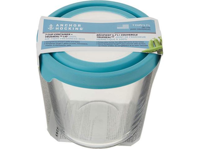 Anchor Hocking Container + TruSeal Lid, Mineral Blue