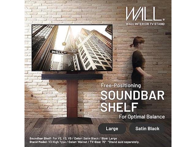 WALL Soundbar Shelf TV Stand V2/V3/V5 Models | Large Size, Width