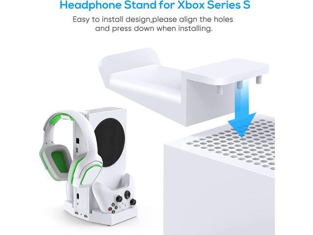 Vertical Cooling Stand for Xbox Series S with Suction Cooling Fan&