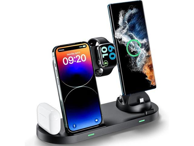 6 in 1 Wireless Charging Station for Multiple Devices: 20W Foldable Fast  Wireless Charger for iPhone 14/13/12/11 Phone Charger Stand for Samsung  Charging Dock for Apple Watch for AirPods with Adapter - Newegg.com