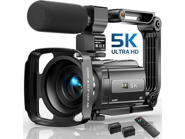 5K Video Camera Camcorder, 48MP UHD Wifi IR Night Vision Vlogging