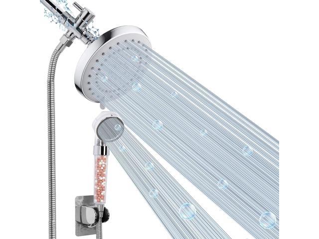 HarJue High Pressure Rain Shower Head and Hand Held COMBO, 5