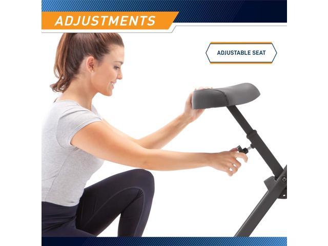 Marcy foldable upright exercise bike with adjustable resistance best sale for cardio workout & strength training